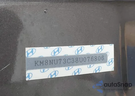 2008 Hyundai Veracruz Gls/Limited/Se z USA, uszkodzony, nr VIN KM8NU73C38U076806